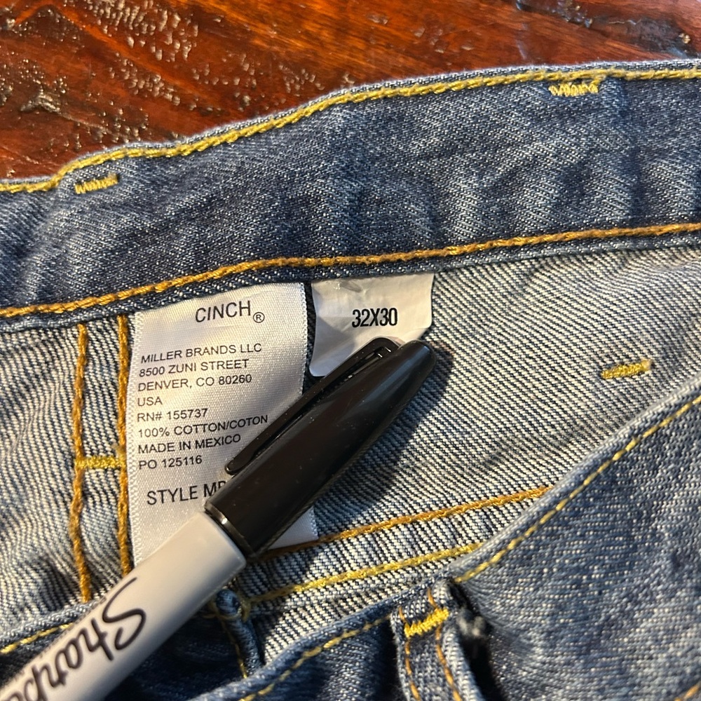 Cinch Men's blue Jeans 32/30 - Picture 4 of 7